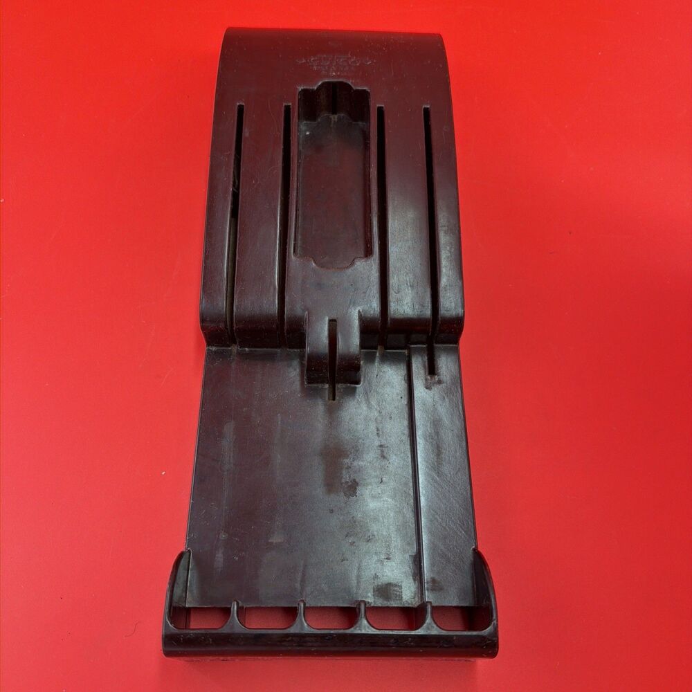 Vintage CUTCO 1717 Utensil 15" Arc Wall Mount Rack Stainless Steel 5 Slot USA